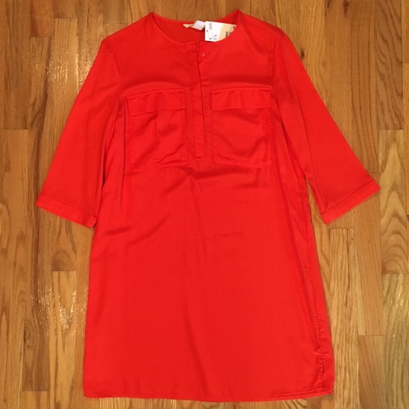 H&M Dresses & Skirts - 🎉✨HOST PICK✨🎉H&M Orange Shirt Dress